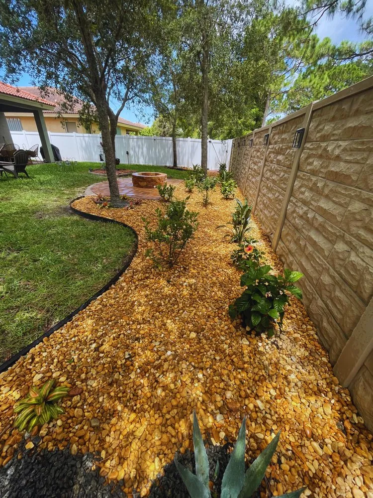 Affordable landscape installation in Jupiter, FL by Adonay Landscaping