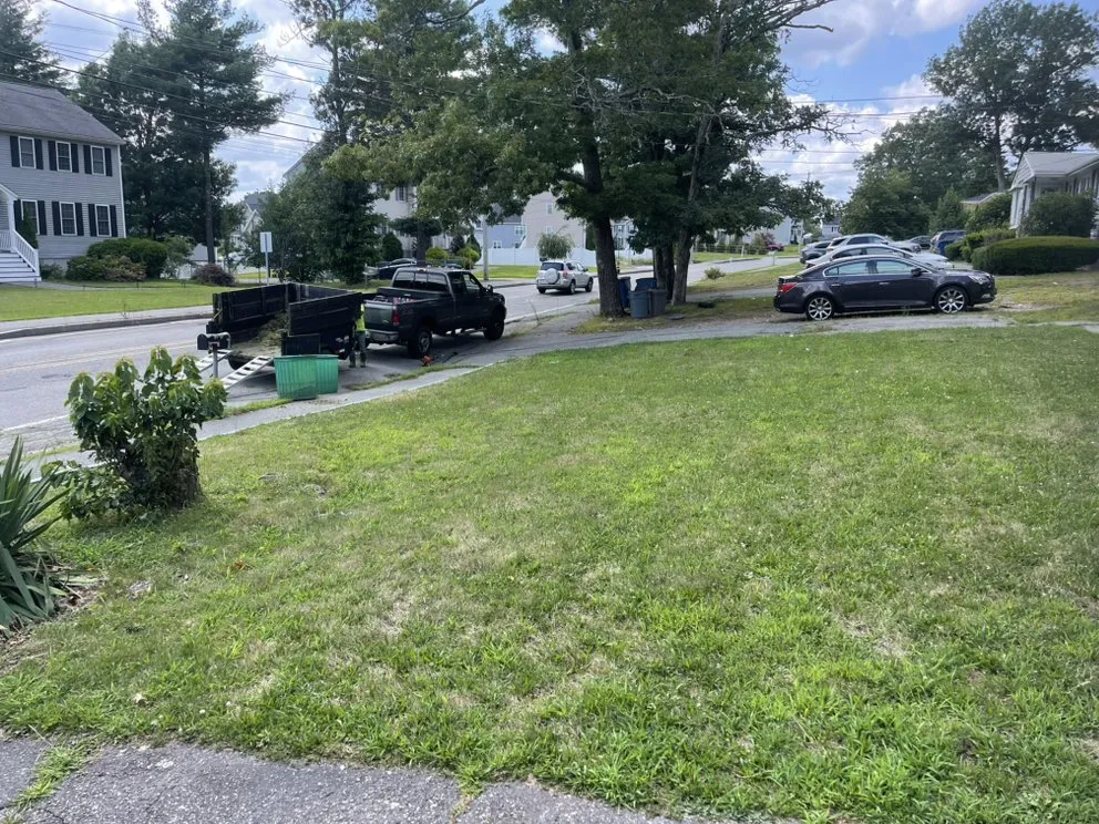 Top-rated garden landscaping in Stoughton, MA by Adrian Martinez Junk Removal & Demolition