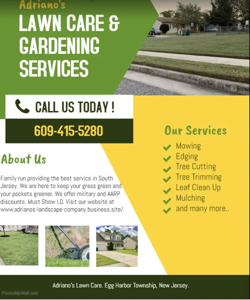 Affordable yard maintenance experts serving Egg Harbor Township, NJ - Adriano's Lawn Care