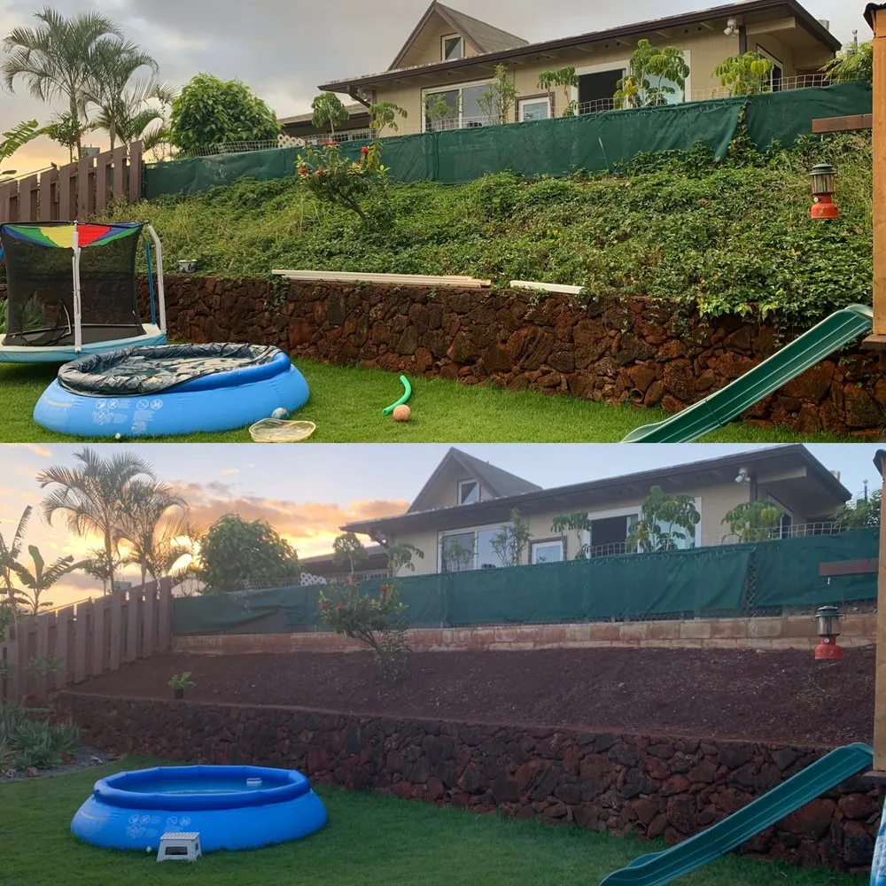 Custom garden landscaping in Ewa Beach, HI by AD's Yard Services