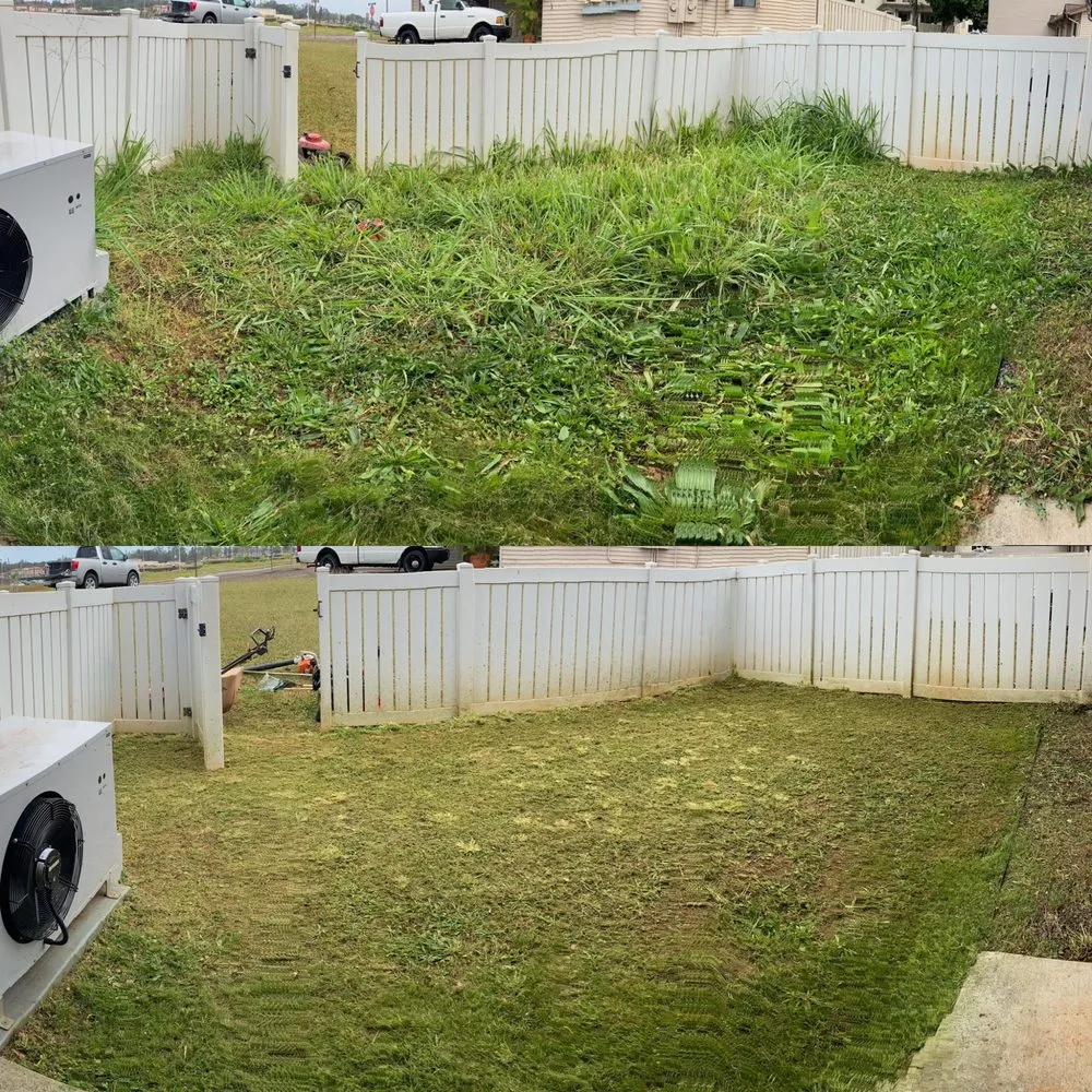 Custom yard cleanup service for beautiful yards across Ewa Beach, HI - AD's Yard Services
