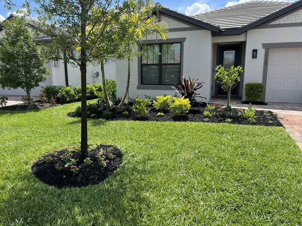 Trusted garden landscaping in Lehigh Acres, FL by Advance Green Lawn Care