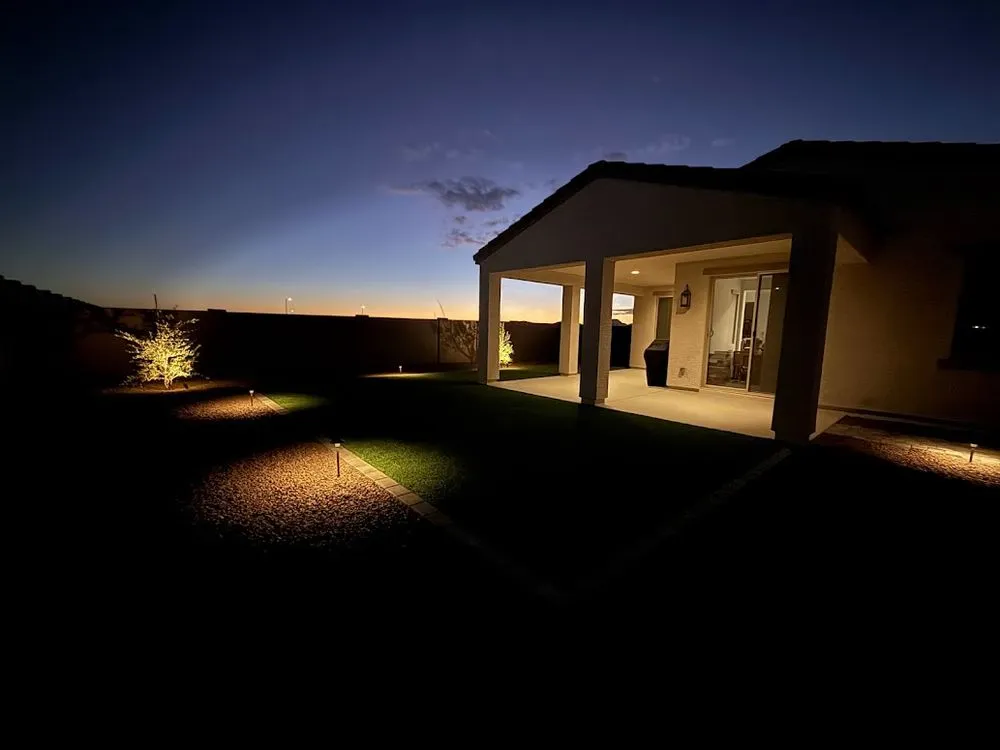 Professional landscape installation in Litchfield Park, AZ by Advance Landscape Design