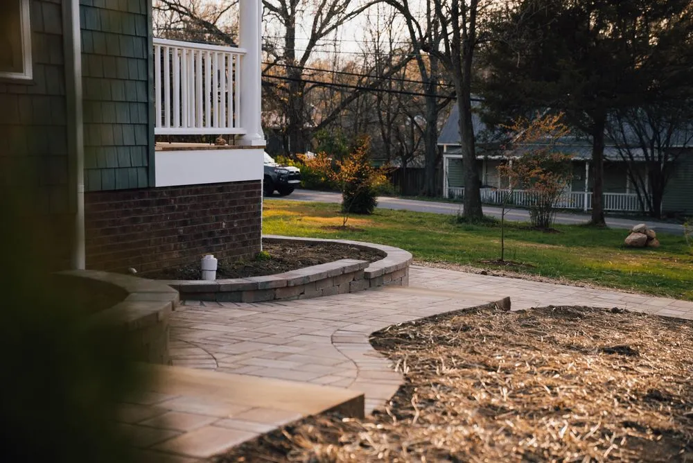 Custom garden landscaping for homes across Whitsett, NC - Advance Landscaping