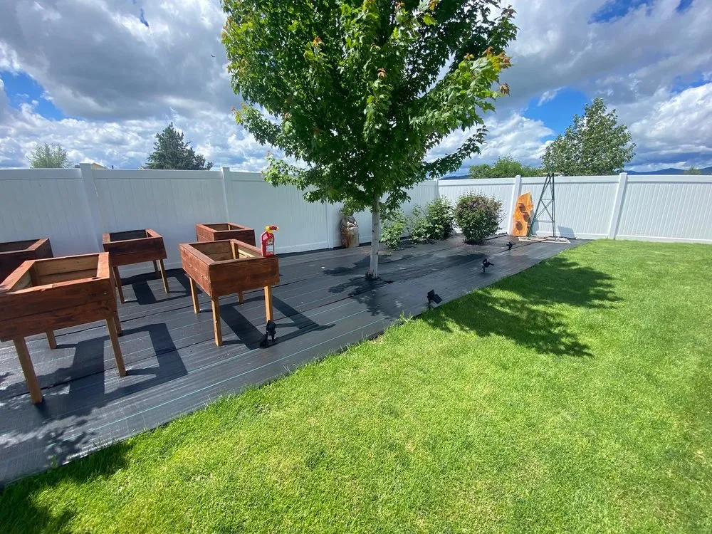 Trusted garden landscaping in Post Falls, ID - Advanced Bark Blowing