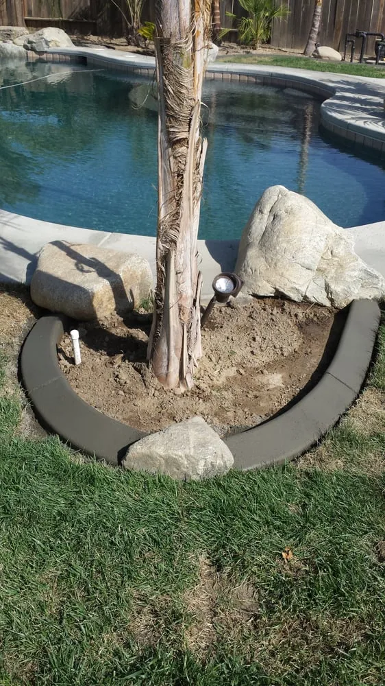 Professional yard maintenance for residential properties in Bakersfield, CA by Advanced Curbing
