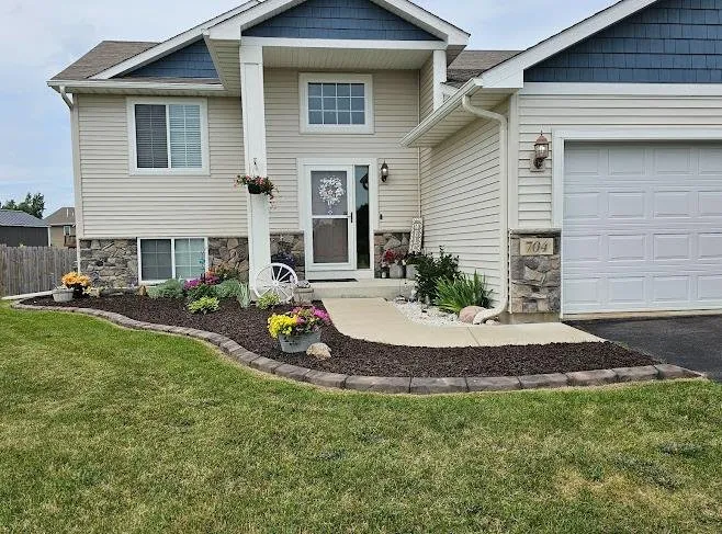 Expert lawn mowing service for beautiful yards across Waverly, MN - Advanced Curbing Concepts