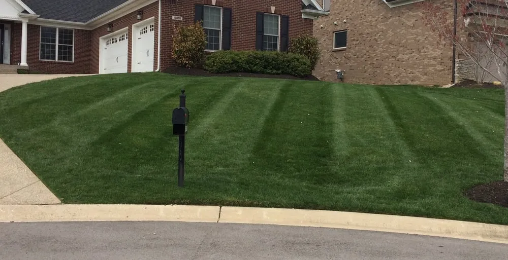 Custom garden landscaping for year-round maintenance in La Grange, KY by Advanced Grounds Maintenance