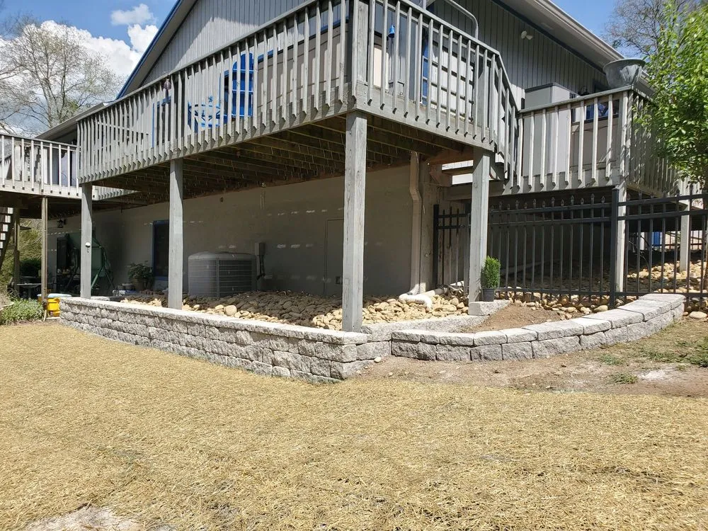 Affordable yard cleanup service for residential properties in Morristown, TN by Advanced Landscape Services