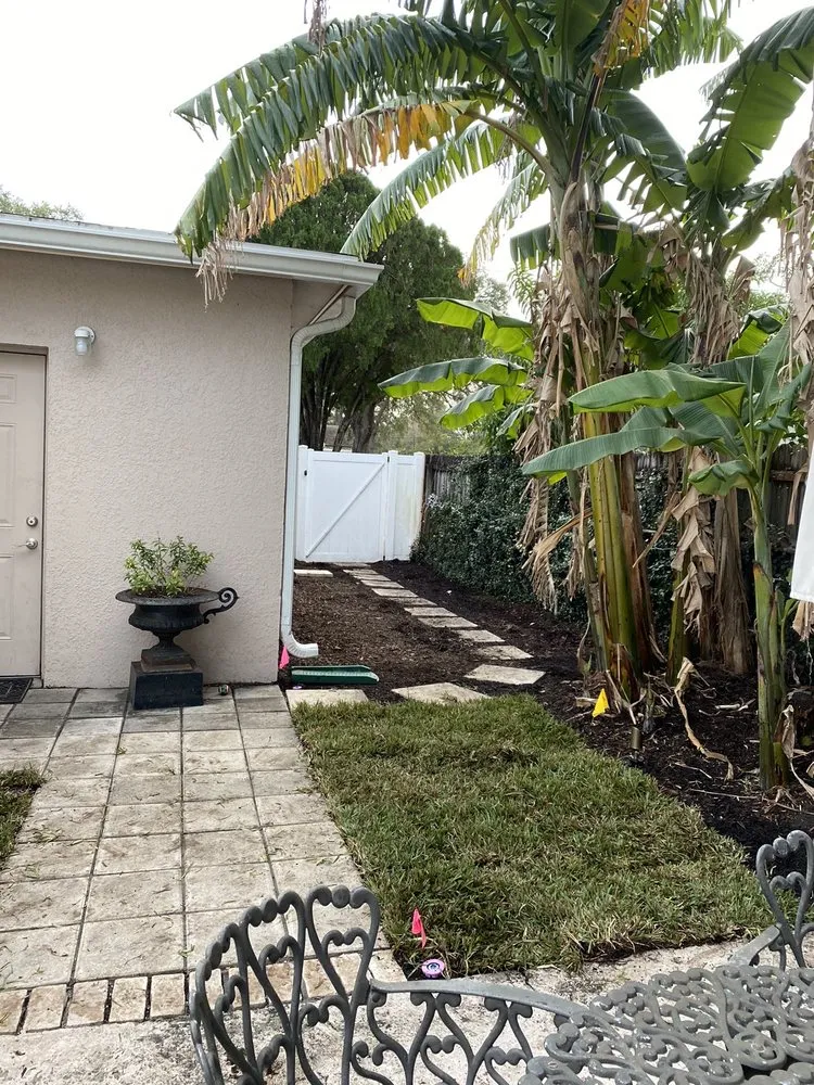 Professional garden landscaping for year-round maintenance in Largo, FL by Advanced Landscaping Services