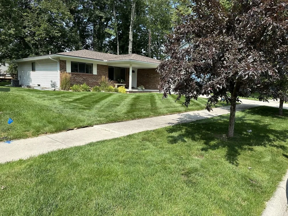 Custom lawn care service in North Street, MI by Advanced Lawn & Landscape