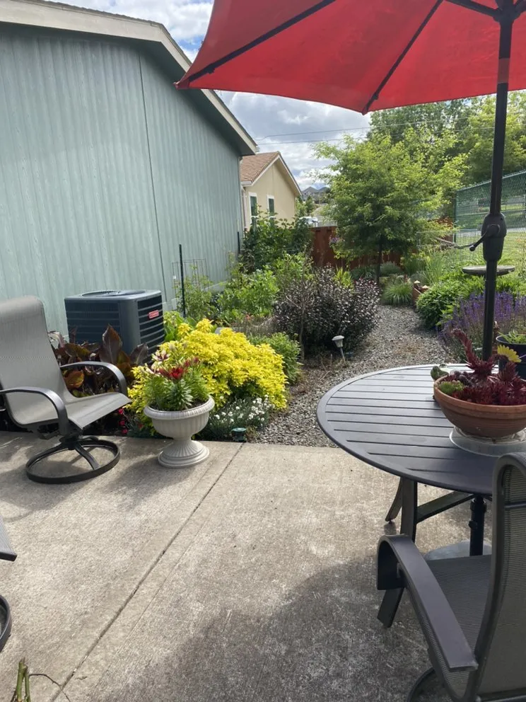 Custom landscape installation in Amity, OR by Advanced Lawn Care