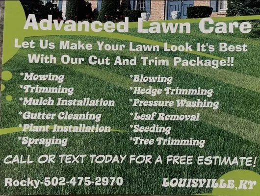 Advanced Lawn Care Logo
