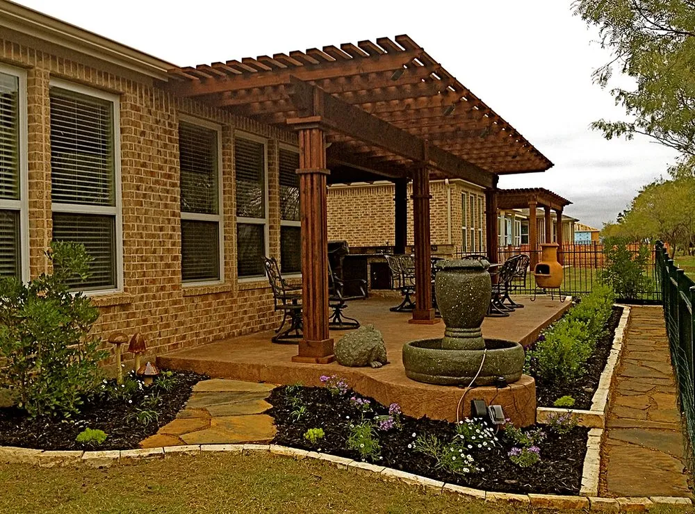 Reliable outdoor landscaping with custom design in Plano, TX by Advanced Sprinkler & Landscape Services