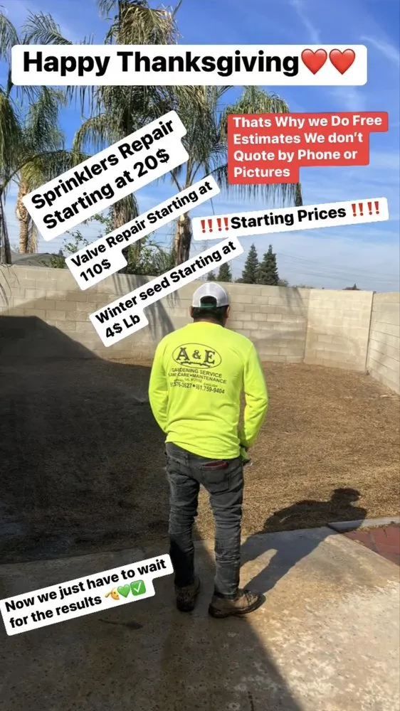 Professional landscape installation for homes across Bakersfield, CA - A&E Gardening Service