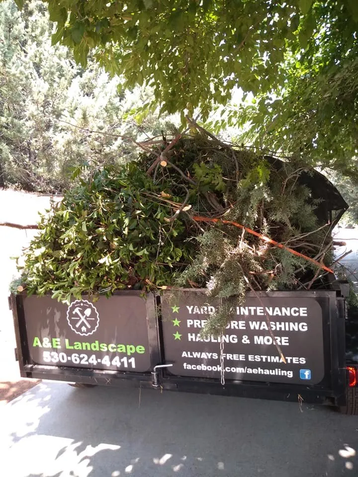 Local yard maintenance experts serving Redding, CA - A&E Landscape and Hauling