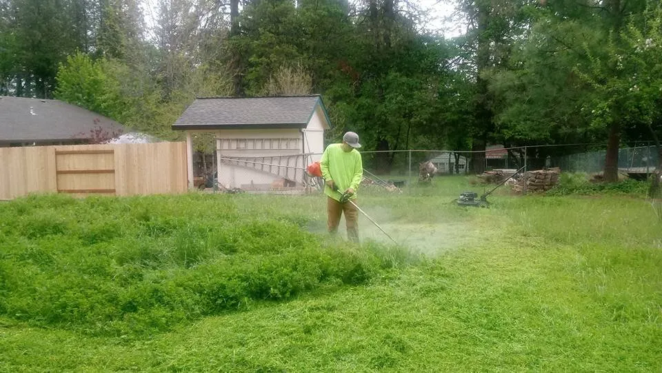 Custom lawn mowing service in Redding, CA by A&E Landscape and Hauling