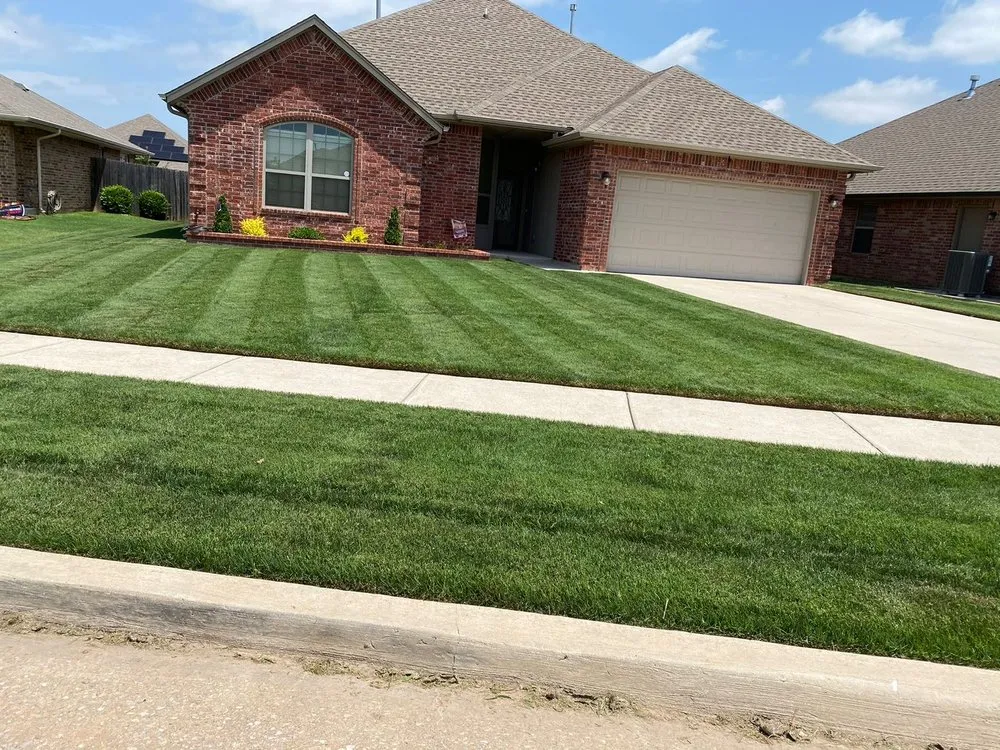 Expert lawn mowing service for residential properties across Oklahoma City, OK - A&E Lawn Care Service