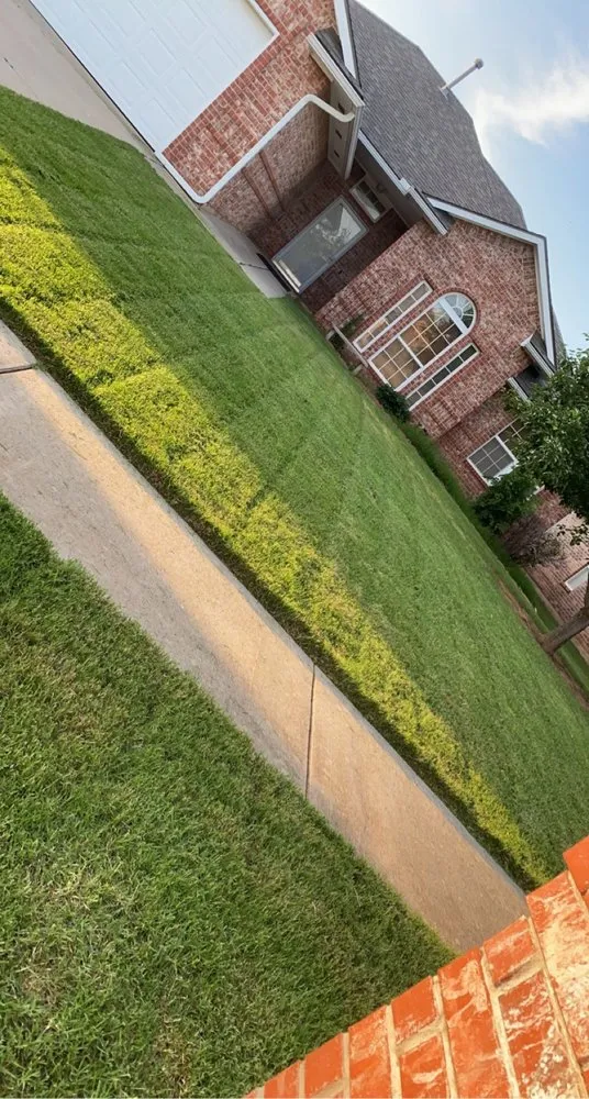 Expert outdoor landscaping for homes in Oklahoma City, OK by A&E Lawn Care Service