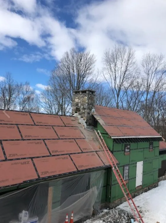 Professional yard cleanup service for homes in Poughkeepsie, NY by AEK Construction and Landscape