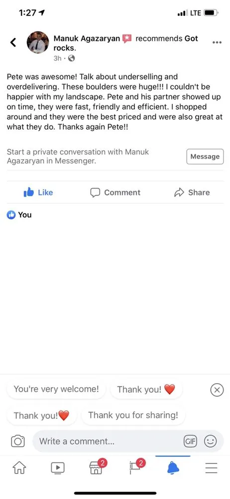 Expert lawn care service in Hemet, CA by AES Got Rocks