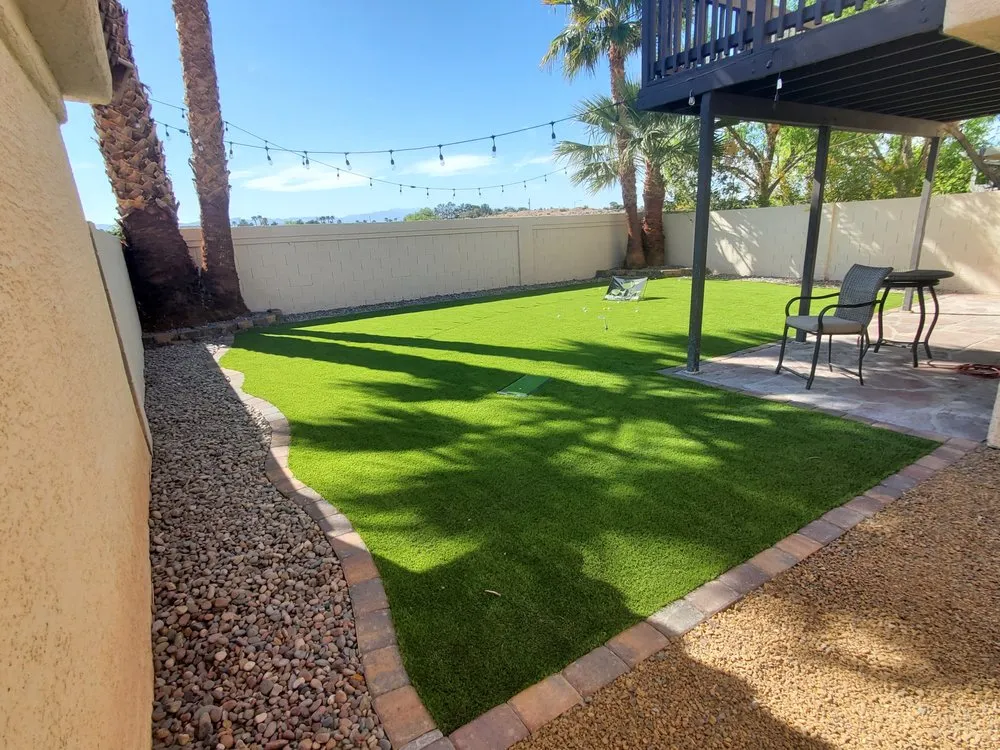 Affordable lawn care service for beautiful yards in Las Vegas, NV by Aesthetic Landscapes