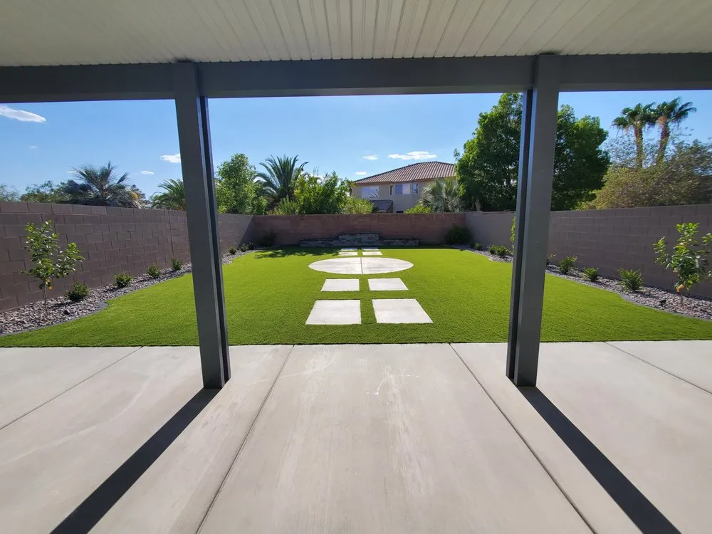Professional residential landscaping for residential properties across Las Vegas, NV - Aesthetic Landscapes