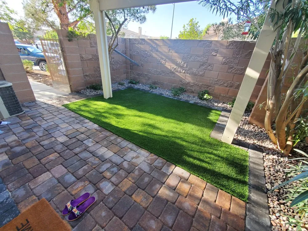Local landscape installation in Las Vegas, NV by Aesthetic Landscapes