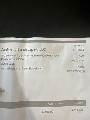 Aesthetic Landscaping Logo