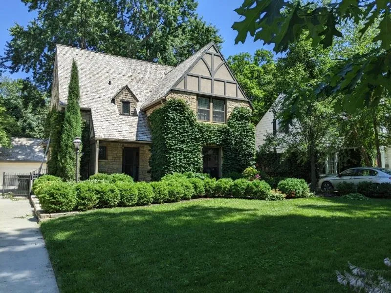 Affordable lawn mowing service in Denton, NE by Aesthetics