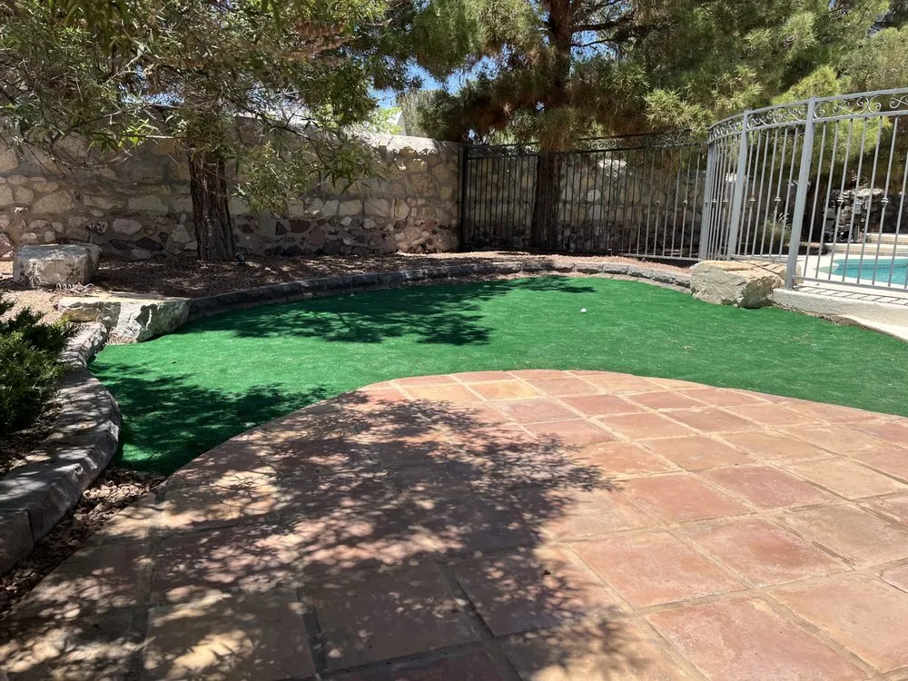 Custom lawn mowing service for beautiful yards in El Paso, TX by AFF Lawn Maintenance