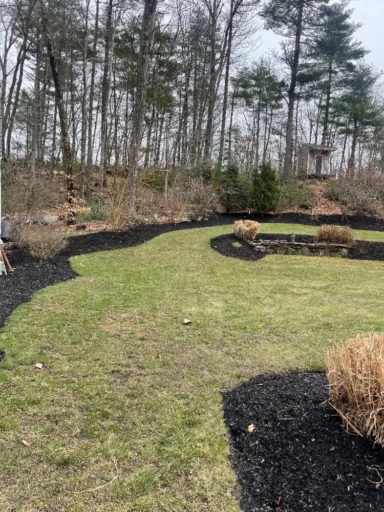 Custom yard cleanup service for homes in West Brookfield, MA by Affinity Landscape Solutions