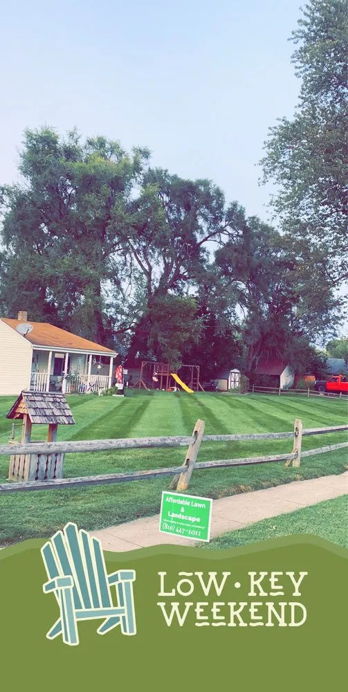 Top-rated lawn mowing service in Burton, MI - Afforable Lawn & Landscape