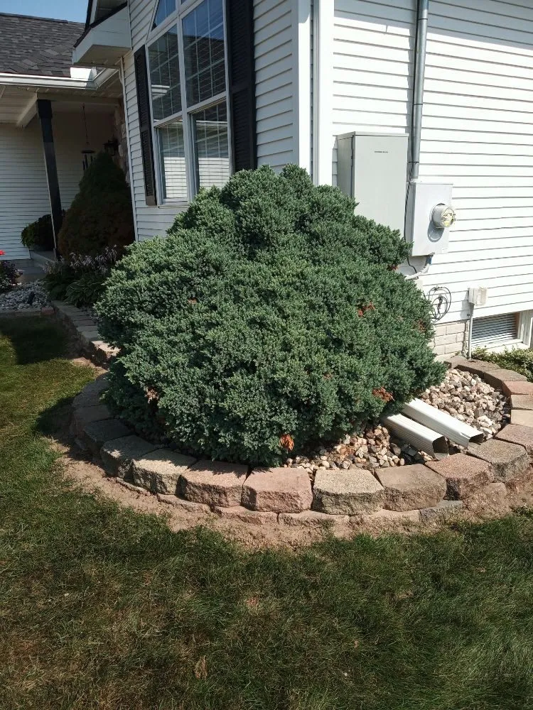 Custom garden landscaping for residential properties in Flint, MI by Affordable Concrete & landscaping solutions