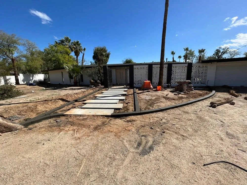 Local lawn care service for residential properties in Glendale, AZ by Affordable Curbing