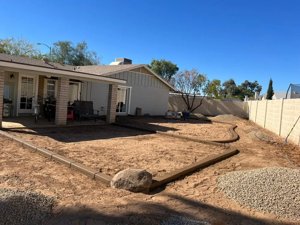 Affordable yard cleanup service for homes across Glendale, AZ - Affordable Curbing