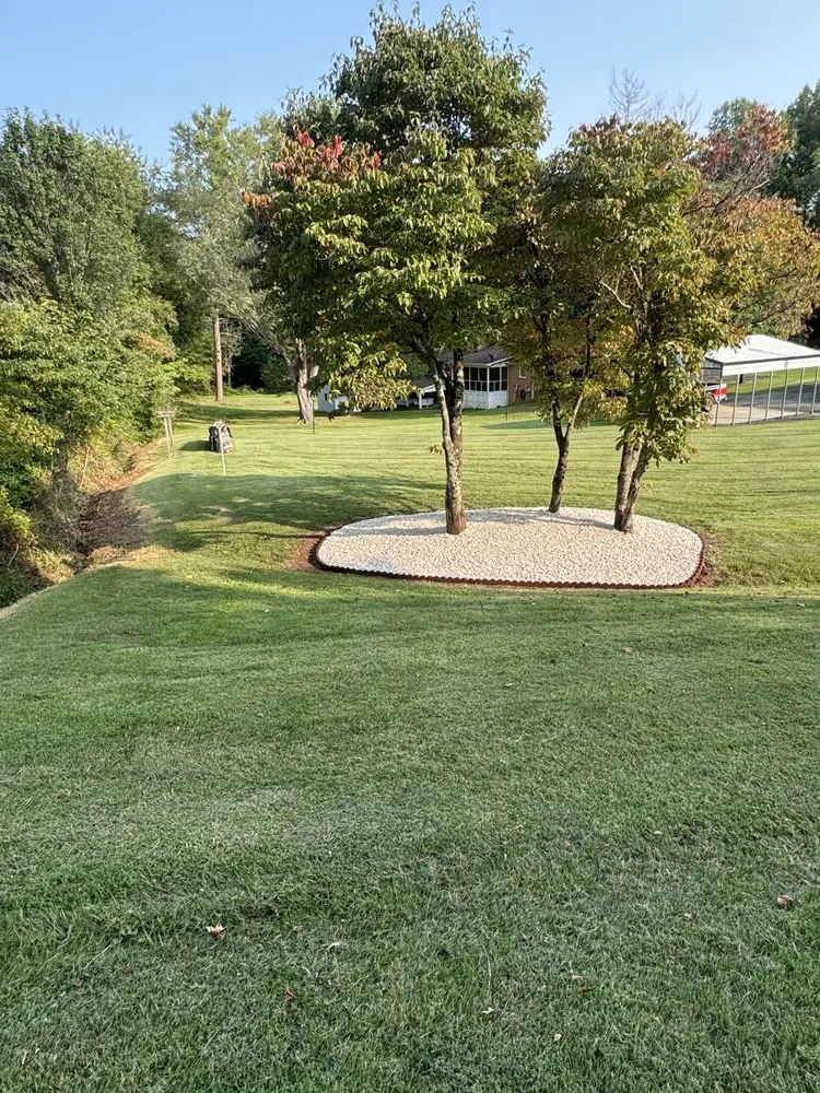 Professional landscape installation in King, NC by Affordable Cuts