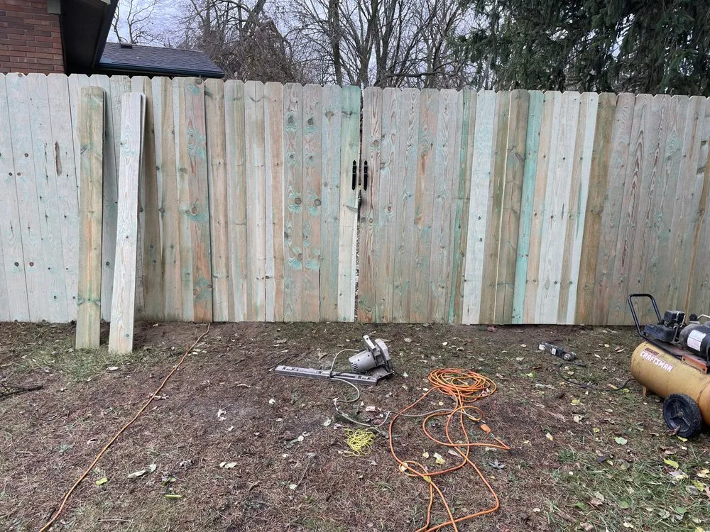 Affordable outdoor landscaping in Jackson, MI by Affordable Fencing