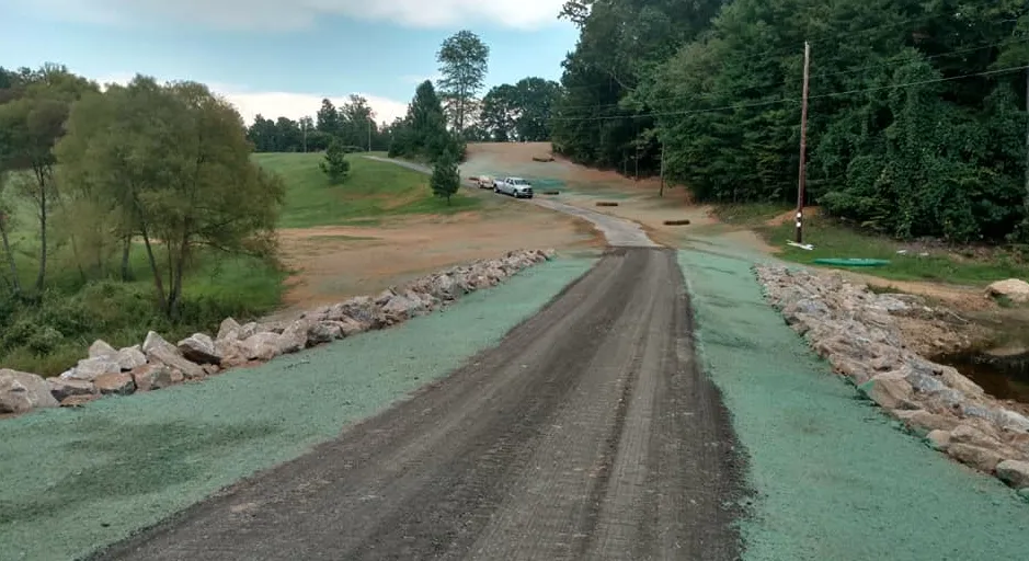 Trusted landscaping services for homes across Greensboro, NC - Affordable Grading and Hydroseeding