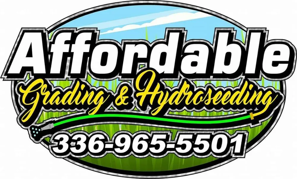 Professional garden landscaping for residential properties in Greensboro, NC by Affordable Grading and Hydroseeding