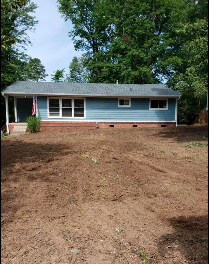 Expert outdoor landscaping for beautiful yards in Greensboro, NC by Affordable Grading and Hydroseeding