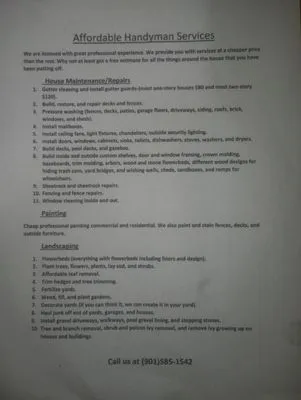 Affordable Handyman Services Logo