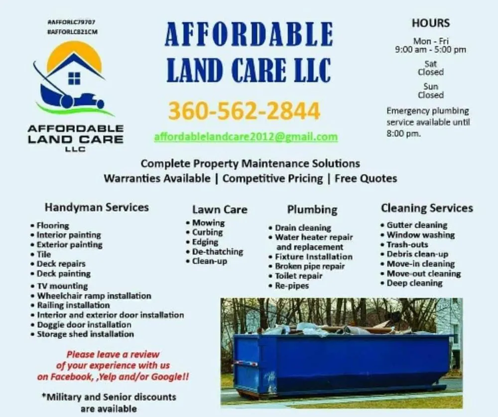 Expert yard maintenance in Kelso, WA - Affordable Land Care