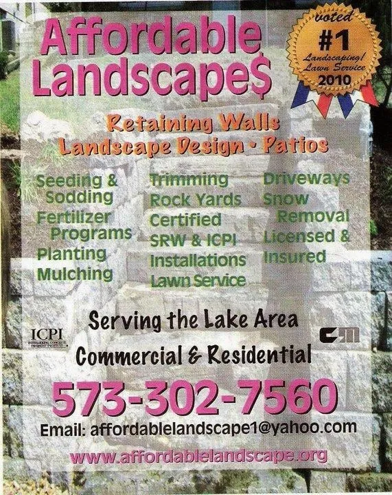 Trusted landscape design in Camdenton, MO - Affordable Landscape