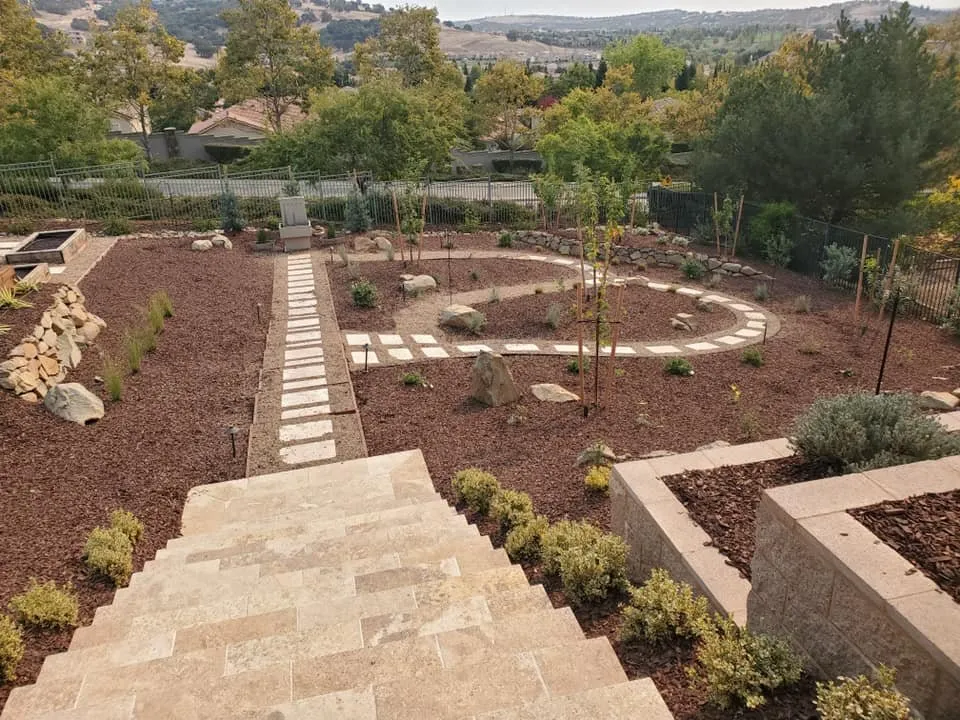 Professional garden landscaping for residential properties across El Dorado Hills, CA - Affordable Landscape Solutions