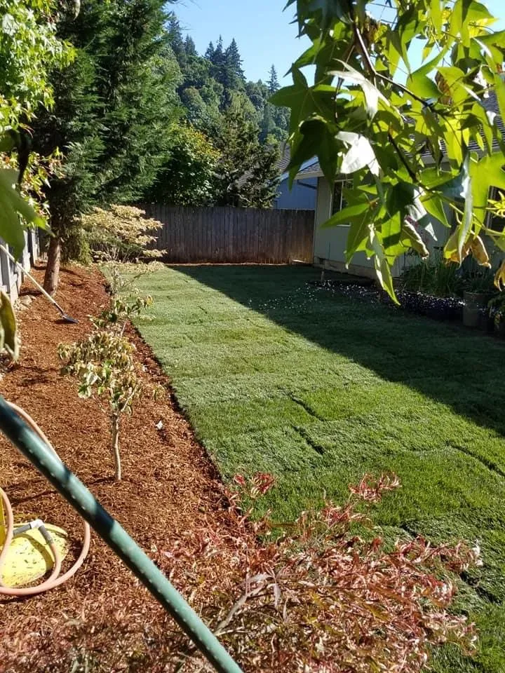 Custom lawn care service with custom design in Portland, OR by Affordable Landscaping and Maintenance