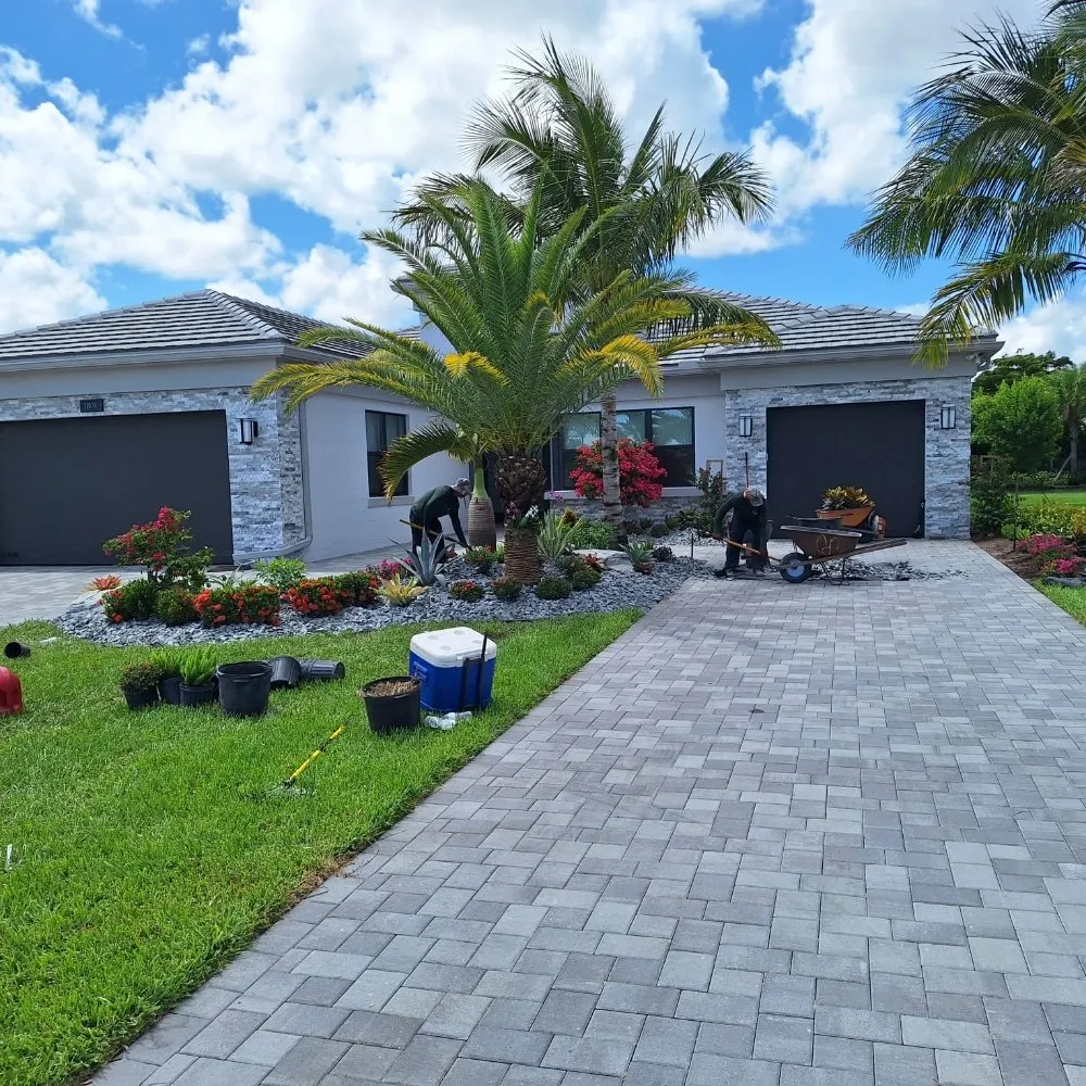 Professional lawn mowing service in Delray Beach, FL by Affordable Landscaping