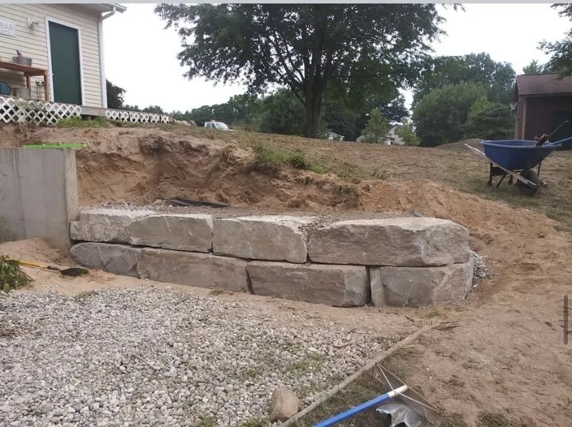 Custom residential landscaping with custom design in Rockford, MI by Affordable Landscaping