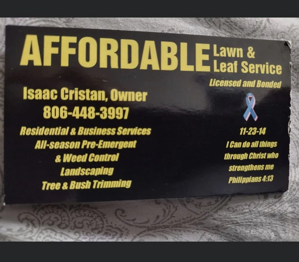 Top-rated landscaping services for residential properties in Levelland, TX by Affordable Lawn & Leaf Service