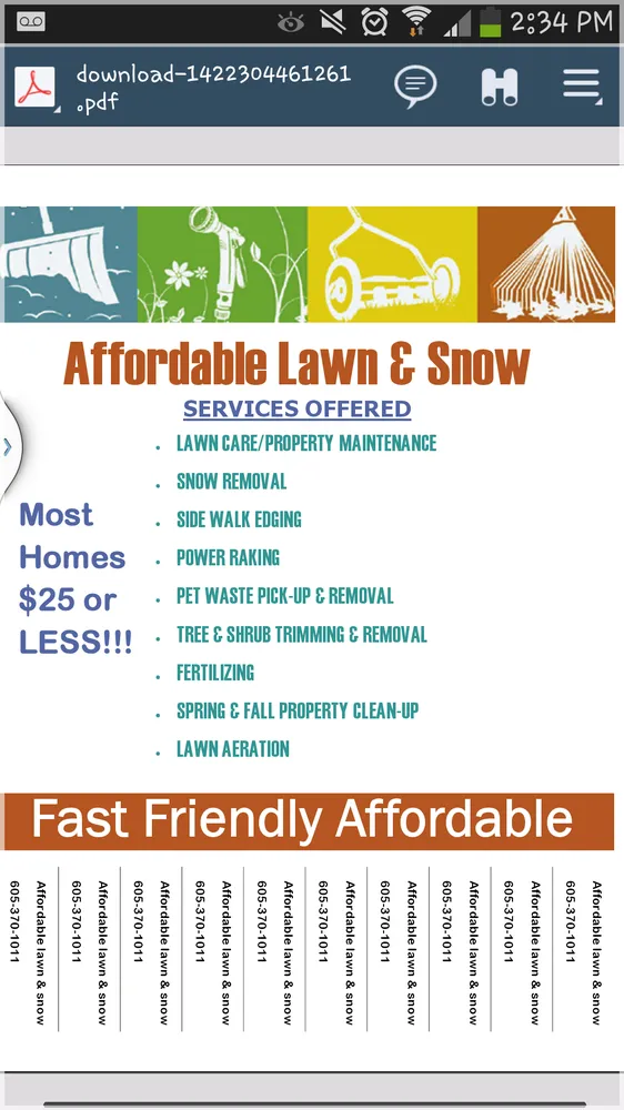 Affordable outdoor landscaping for homes in Sioux Falls, SD by Affordable Lawn & Snow